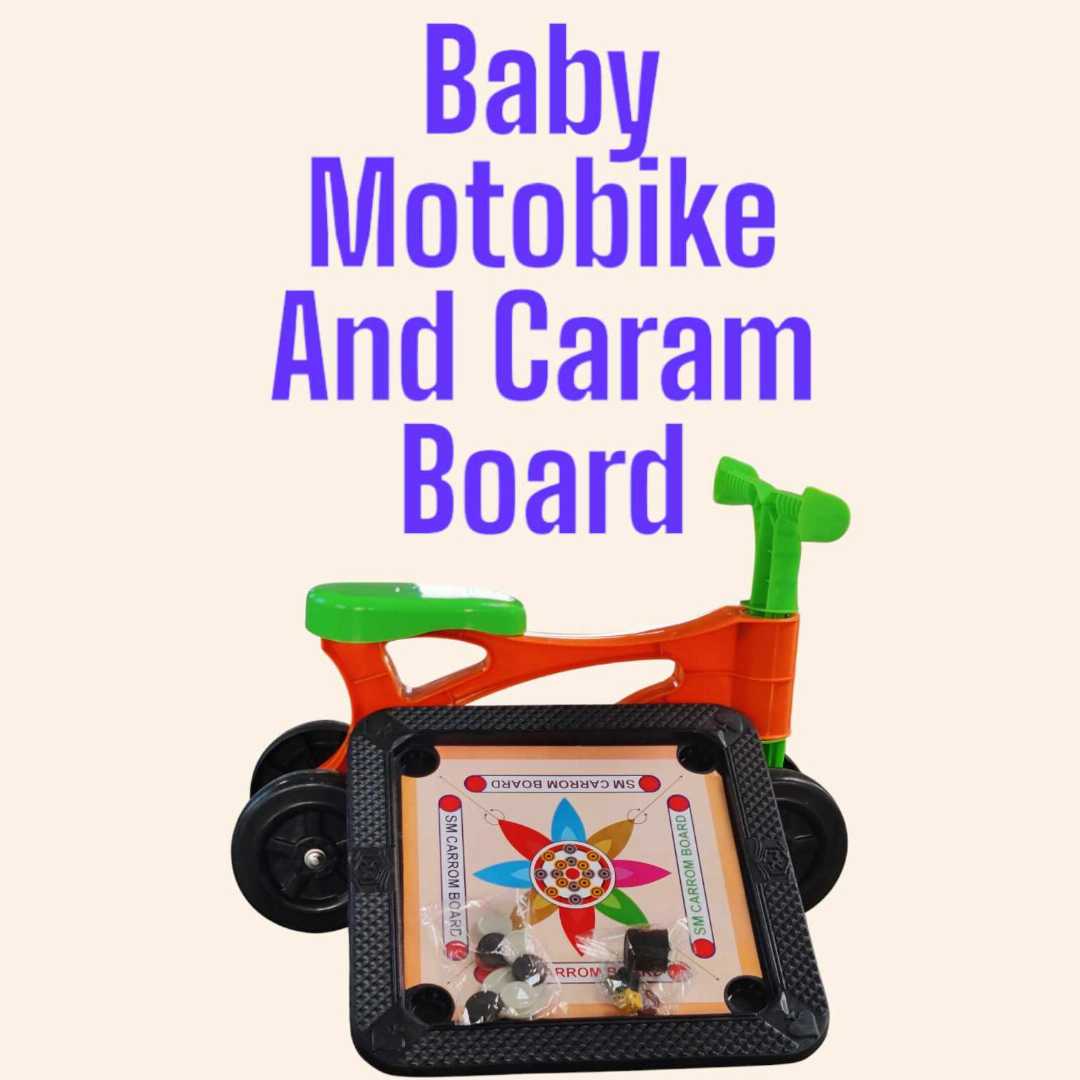 Baby,motobike+caram,board+Ludu,Combo,package